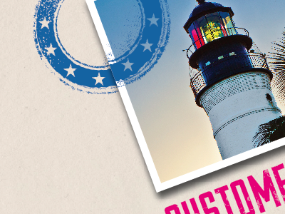 Party in the Lighthouse graphic design