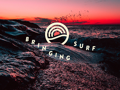 I don't know how to surf... graphic design logo ocean surf typography wave