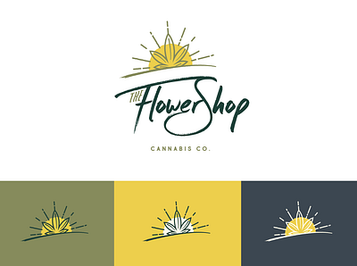 The Flower Shop - Attempt I cannabis design dispensary graphic design logo logo design marajuana