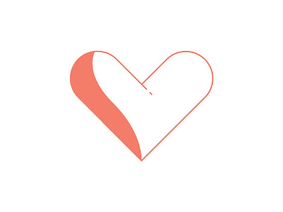 Minimal Love design graphic design heart illustration logo logo design love
