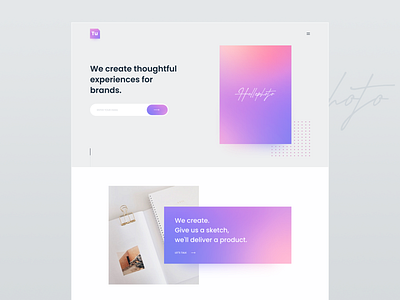 Thoughtful Website agency agency website application branding clean creative creative agency design home page landing page marketing minimal ui ux web web design webdesign website website design