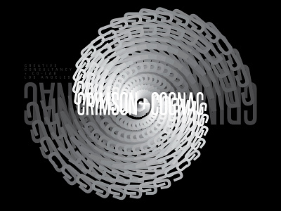 Crimon + Cognac Branding adobe illustrator black and white brand branding graphic design logo logos los angeles modern type typography vector wordmark