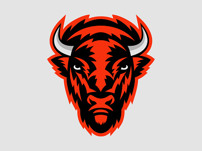 Unused Buffalo Logo adobe illustrator animal logos bison brand branding buffalo design football graphic design icon icons illustration logo logo symbol rebrand sports branding symbol typography vector