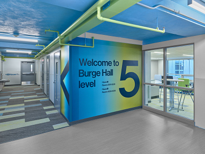 Burge Hall Environmental Graphics