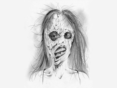 Scary Stories To Tell In The Dark — Sketch charcoal concept art draw drawing entertainment graphite hand drawn illustrate illustration portrait sketch