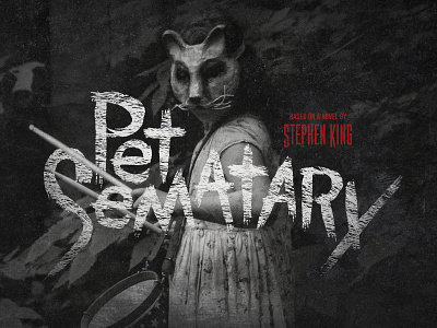 Pet Sematary — Title and Typography Design brand branding design film graphic design halloween illustration logo motion graphics movies pet sematary style frames titles type typography vector