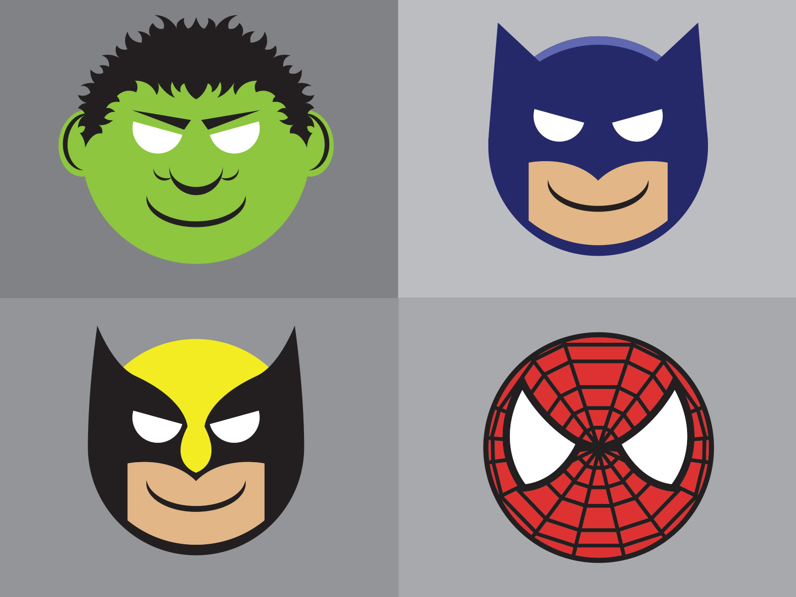 Happy Heroes by ChangeTheThought on Dribbble