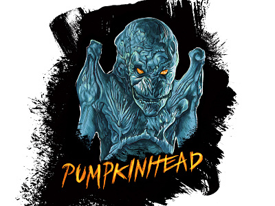 Pumpkinhead Illustration alternative film posters alternative movie posters changethethought christopher cox colorado illustration monsters movies poster art poster commissions poster design pumpkinhead tee shirt art vector art vector graphics vector illustration vectors