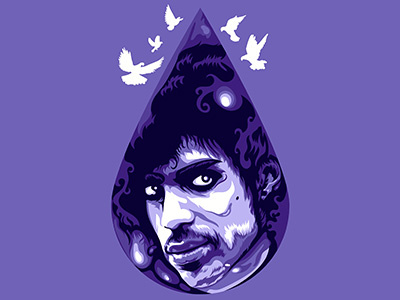 When Doves Cry Purple Rain changethethought denver drawing graphic design illustration music prince vector vector art