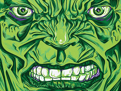 Don't make Hulk angry changethethought comic books comics drawing graphic design green hulk illustration marvel vector vector art