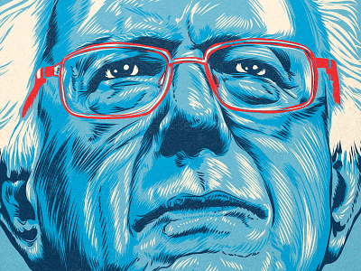 Bernie Sanders Illustration bernie sanders changethethought graphic design illustration political politics portrait sanders vector vector art vectors