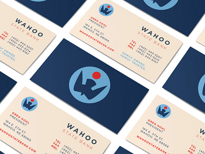 Wahoo State Bank Business Cards