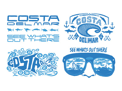 Costa Del Mar Promotional Graphics and Illustrations