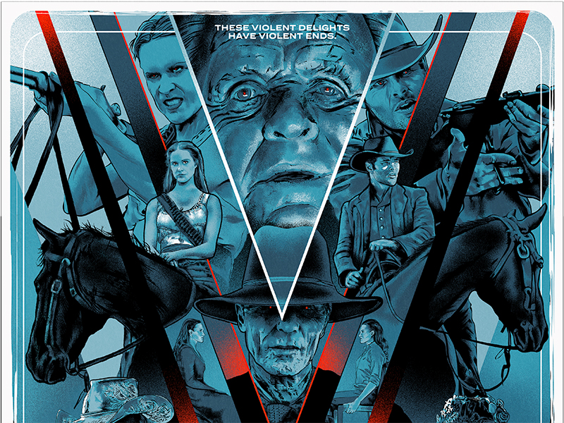 Westworld Poster For Gallery 1988 By Changethethought On Dribbble