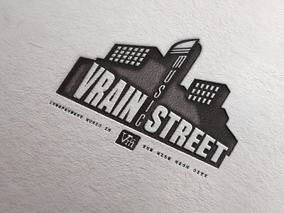 Vrain Street Music Branding branding denver graphic design identity logo logo design music typography