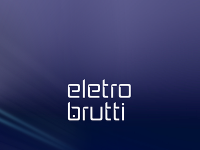 Eletrobrutti brand branding condominium graphic design logo technology vector