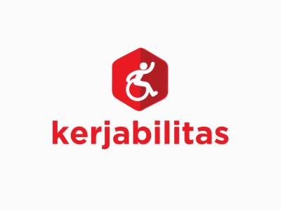 Kerjabilitas - Logo Animation animation design graphic design logo motion graphics