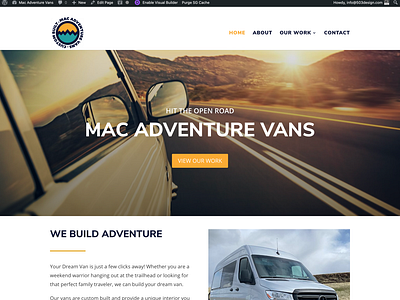 Mac Adventure Vans Website