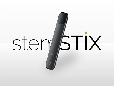 stemSTIX: Logo & Brand brand brand design brand identity branding clean logo logo design logos natural product design smoking vape vaping