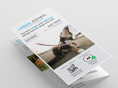 Brochure: Veterinary / Pet Care Products allergy branding brochure brochure design brochure mockup flyer graphic design logo mockup overview pet pet care pets powerpoint presentation sales overview sales page