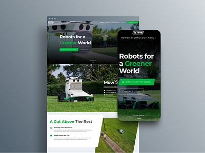 Scythe Robotics: Landing Page