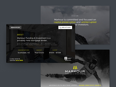 Markour • Real Estate Investment Firm Pitch Deck