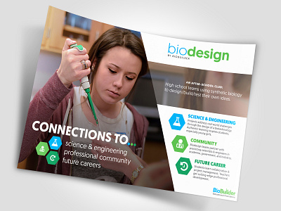 Biobuilder: Branding & Print advertising branding brochure brochure mockup design flyer graphic design illustration logo mockup mockup design