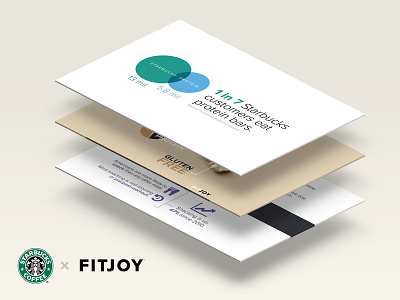 FitJoy × Starbucks: Deck deck fitness graphic design nutrition pitch deck presentation presentation design print sales sales tool slides slideshow
