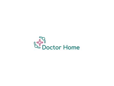 Doctor Home Logo brand colors company creative design identity logo medicine vector