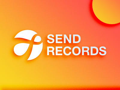 SEND RECORDS - Music Label brand creative design lable logo music studio