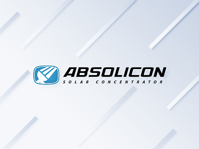 Absolicon brand company creative design logo panel solar