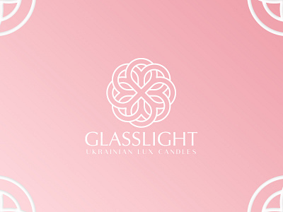 Glasslight brand creative design logo luxury