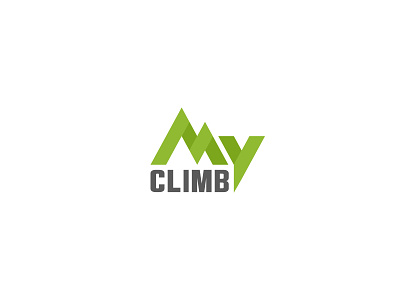 MyClimb app app icon brand climb climbing creative design identity identity design logo