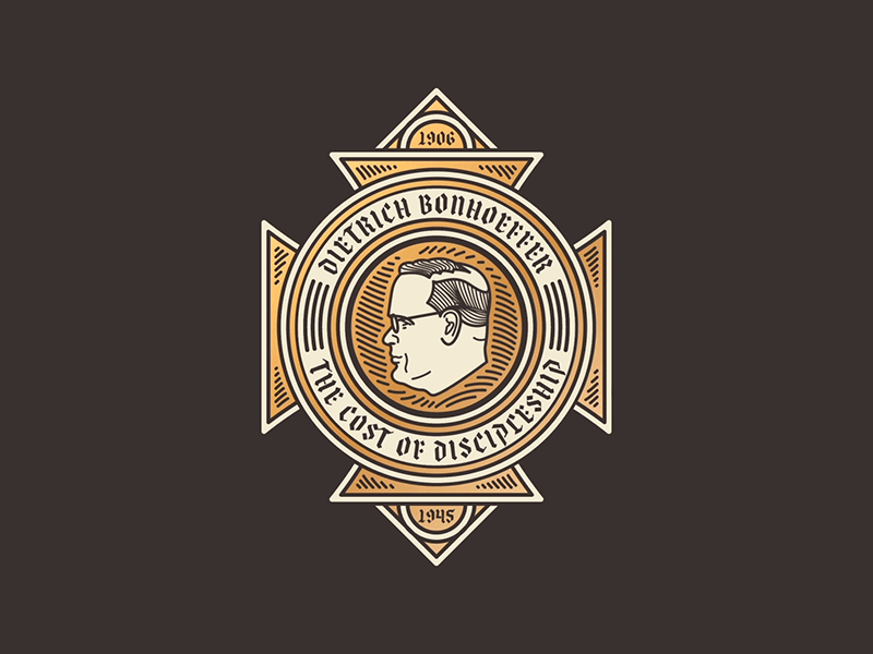 Bonhoeffer Badge Animation adobe aftereffects animation badge illustration illustrator logo loop motiondesign motiongraphics