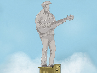 Human statue digitalart digitalpaint illustraion