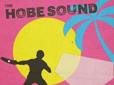 The Hobe Sound Logo bands eighties miami vice music new wave the hobe sound