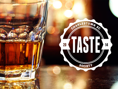 Taste Brand Logo bourbon branding design logo taste whiskey
