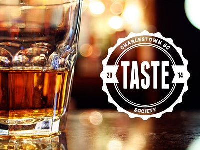 Taste Brand Logo bourbon branding design logo taste whiskey