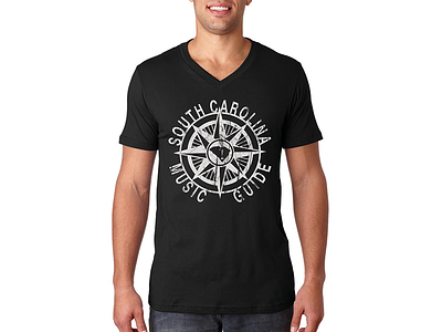 South Carolina Music Guide Shirt apparel logo music print shirt south carolina t-shirt tee
