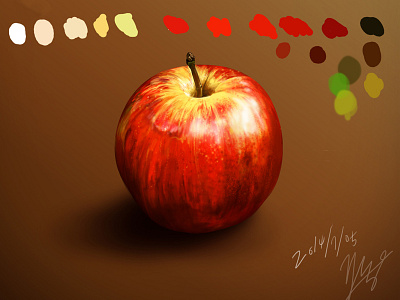 apple apple digital intuos3 painting photoshop wacom