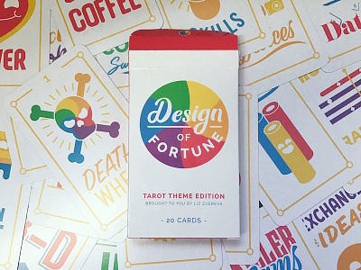 Design of Fortune colorful colorwheel deathwheel design fortune luck packaging tarot