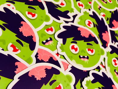 Zombie Stickers cute stickers zombie