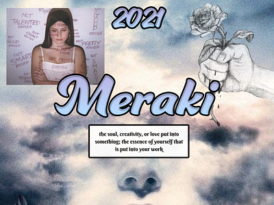 2022 Senior Collection: Meraki graphic design photoshop