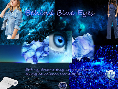 Behind Blue Eyes Mood Board