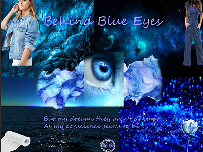 Behind Blue Eyes Mood Board