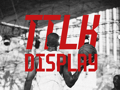 TrashTalk Display | Display Typeface basketball display geometric sports typeface typography