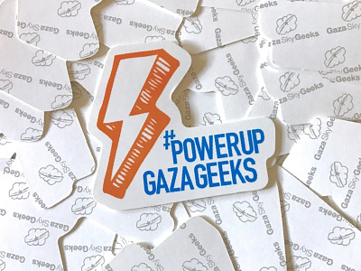 Gaza Sky Geeks sticker print sticker
