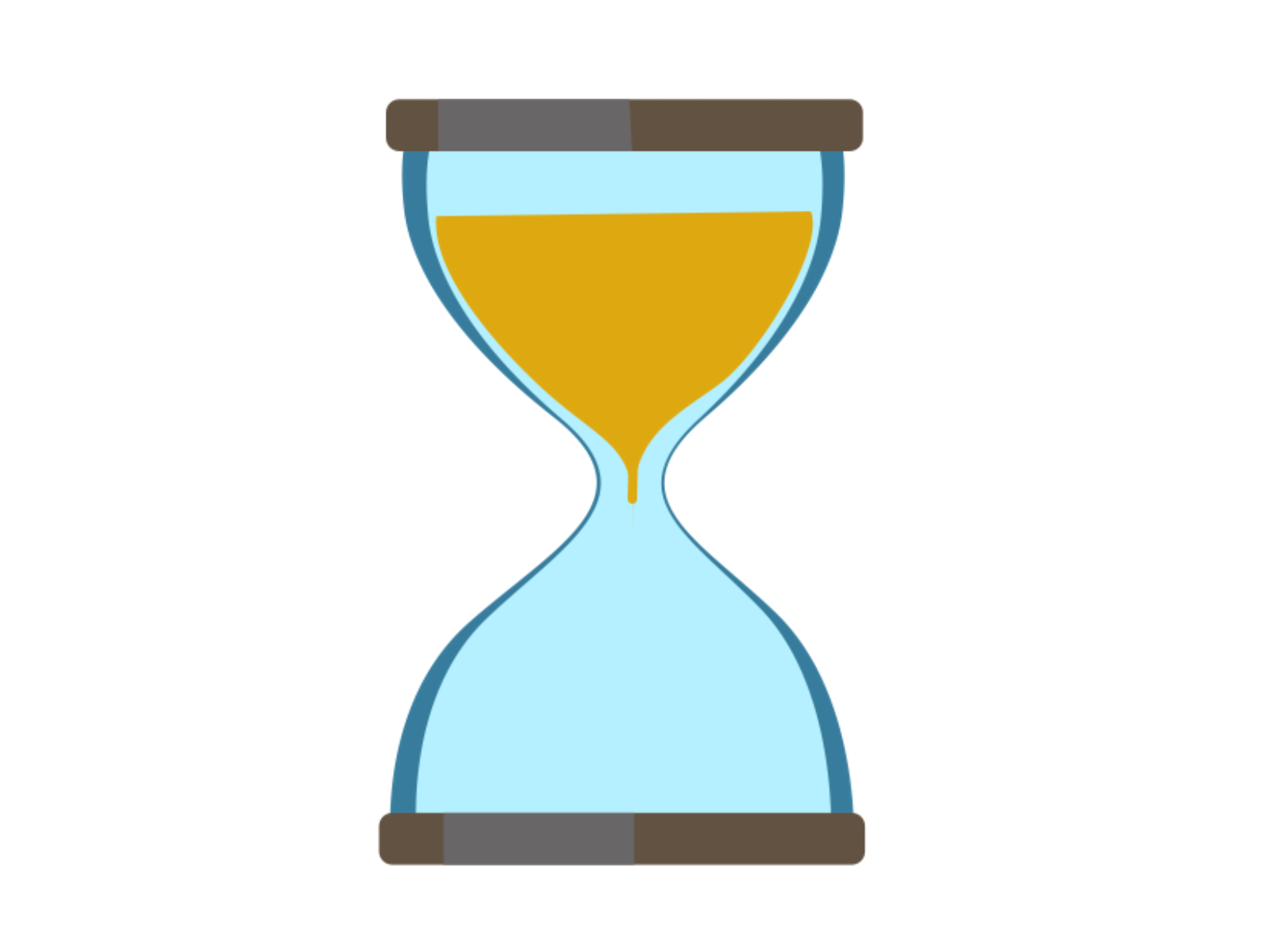 Hourglass sand timer animated gif