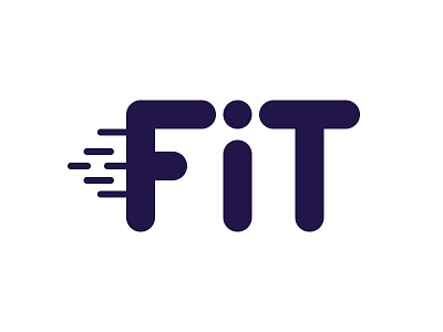 BFit Alternate Wordmark branding fitness icons logo