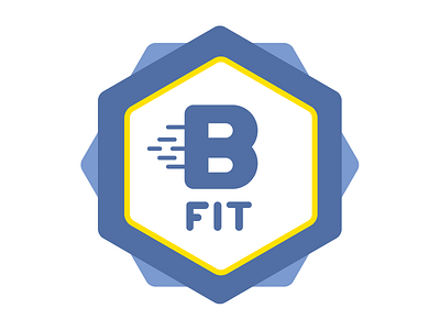 BFit branding fitness icons logo